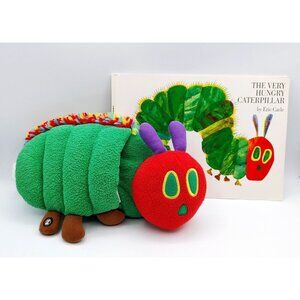 Zoobies The Very Hungry Caterpillar Plush Book + Softcover Book
